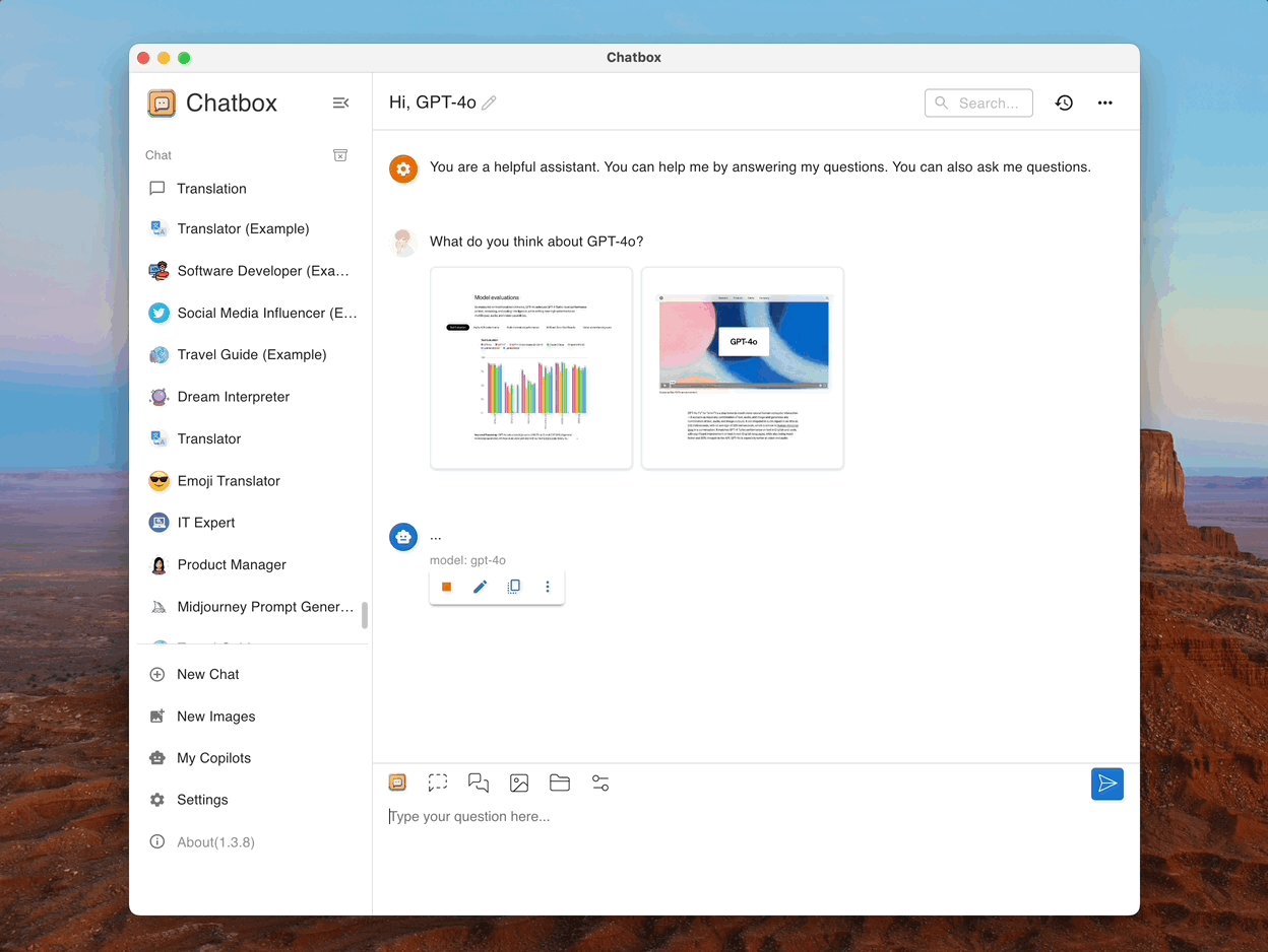Chatbox AI Screenshot